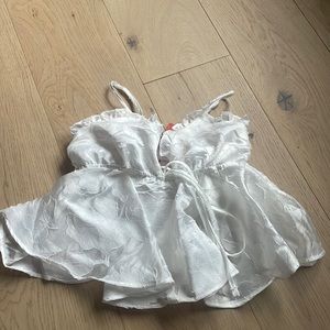 Flowy White Tank Top